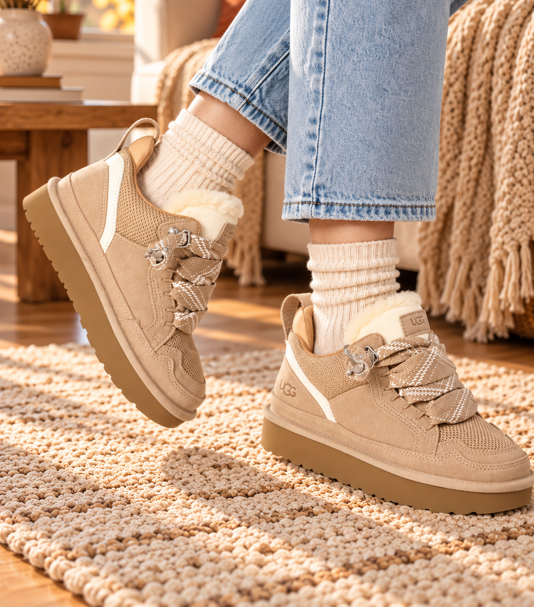 La sneaker doublée de peluche